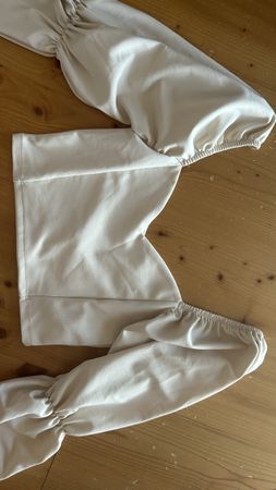 Damen Oberteil beige Langarm mit Knöpfen