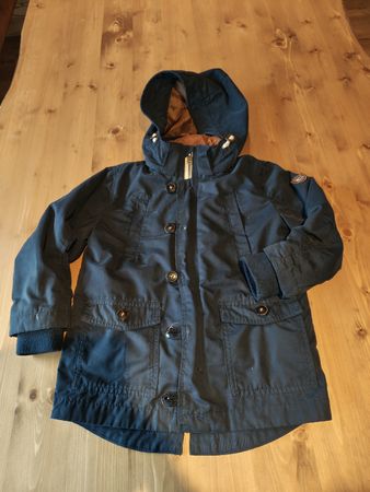 blaue Übergangsjacke von H&M mit Chilet