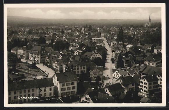 Cartoline postali: Romanshorn, Ortsansicht aus der Vogelsch – Usato da Berlin venduto da bartko-reher