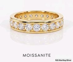 Bague argent avec diamants de moissanite certifiés GRA