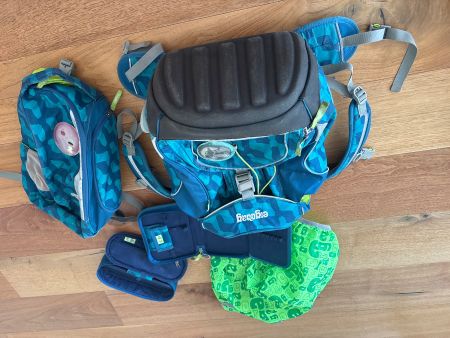 Ergobag Pack Set Schulrucksack mit Zubehör, blau/türkis, ...