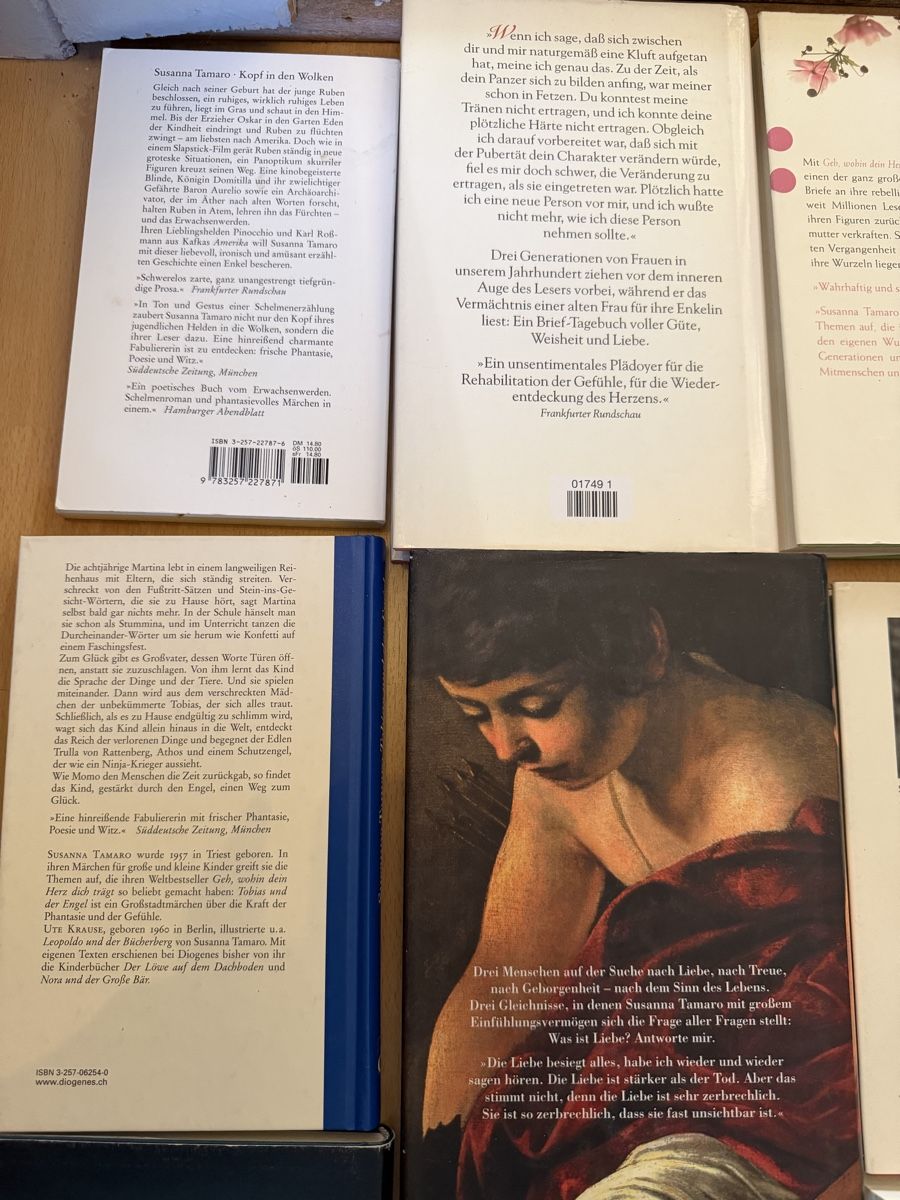 Libri: 17 Susanna Tamaro Romane – Usato da Fribourg venduto da Fmia 2