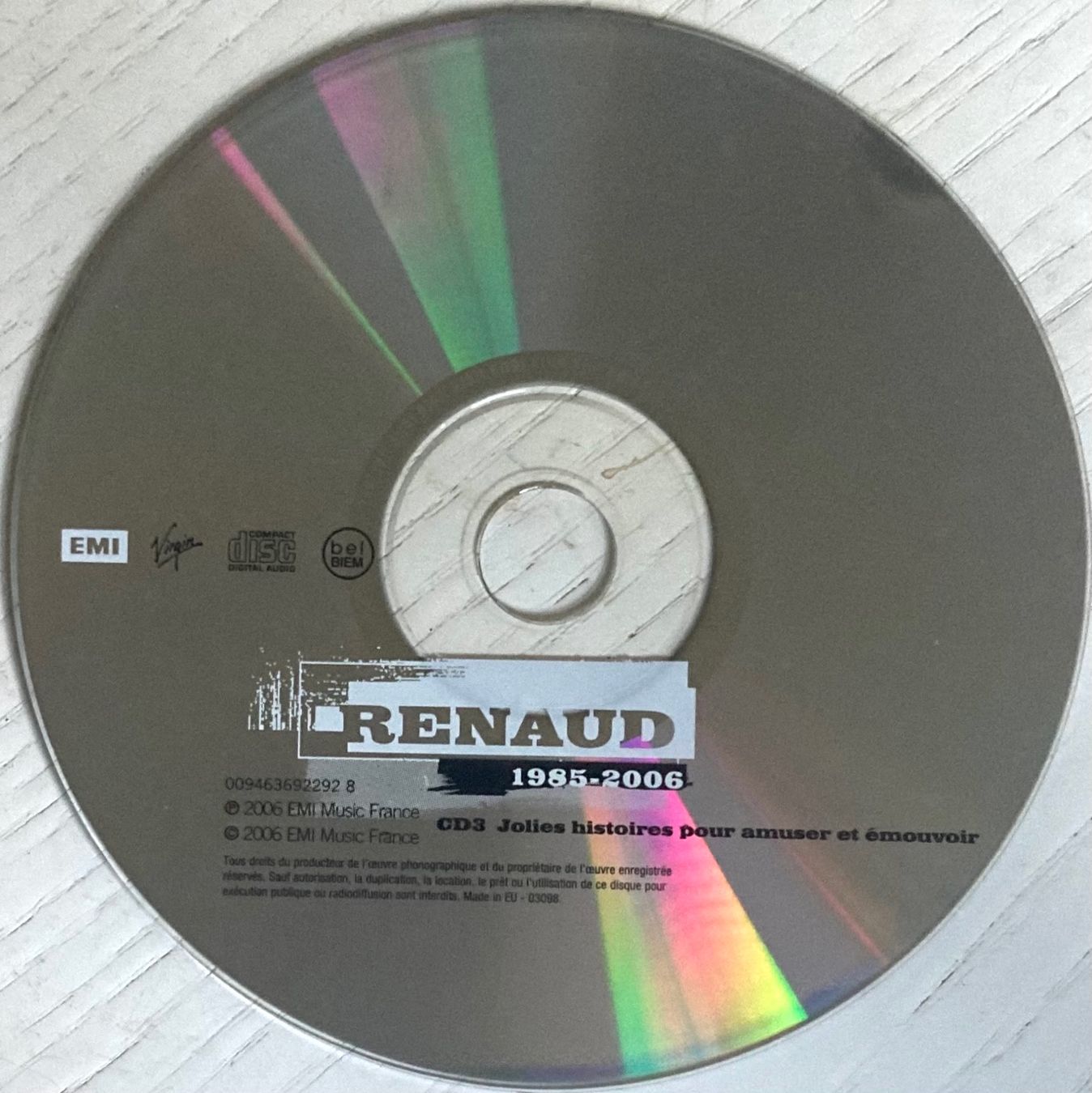 CDs: RENAUD - 1985-2006 / CD 3 – Gebraucht aus Poliez-Pittet von Newtown-Records 2