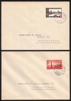 Pro Patria 1942 auf 2 FDC's