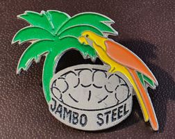 S015 - Pin Papagei  Jambo Steel
