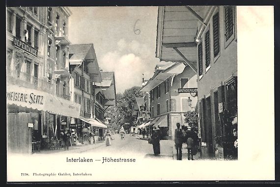 Cartoline postali: AK Interlaken, Höhestrasse – Usato da Berlin venduto da bartko-reher