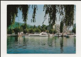 AK ca 1975 Im Hafen von Biel mit Schiffen