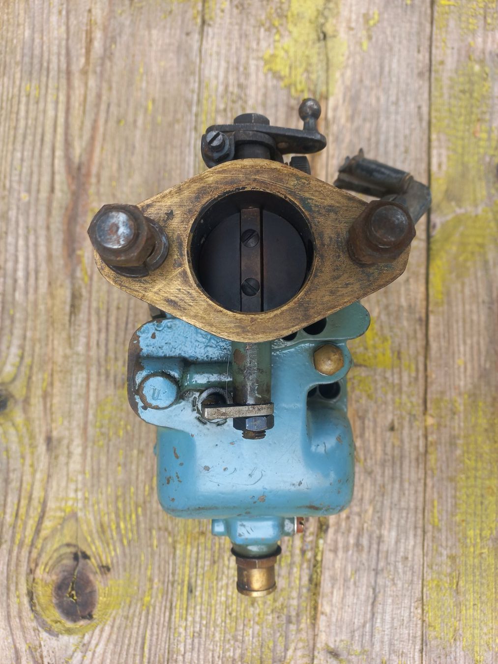 Tutti pezzi di ricambio auto: rarer Oldtimer Messing / Bronze Vergaser WEBER Tipo 36 DR 2 – Usato da Dulliken venduto da Dullikenlerchclassic 4