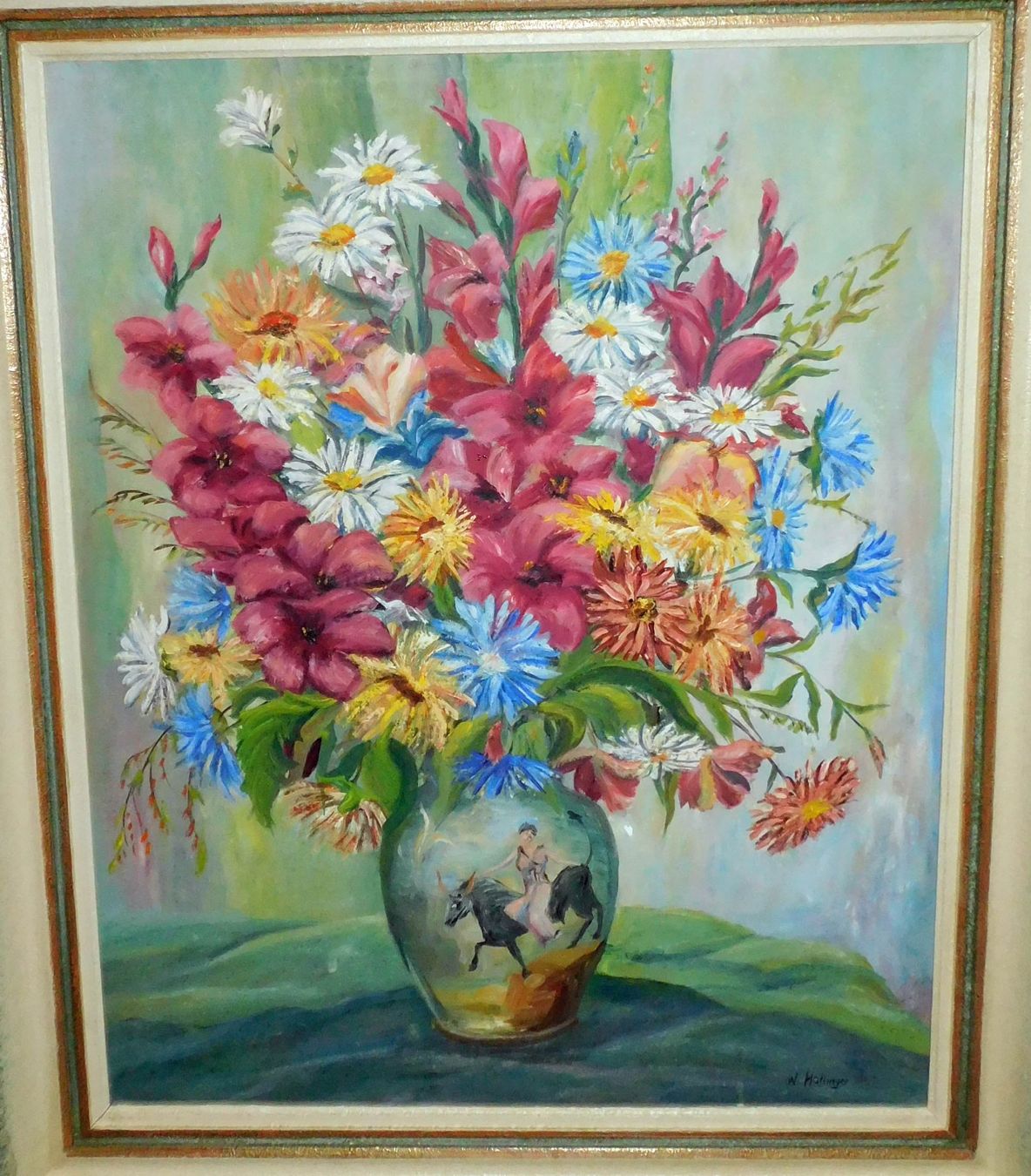 Dipinti: Kunst Kunst - Stillleben v Hollinger Ölbild – Usato da Sursee venduto da 76 1