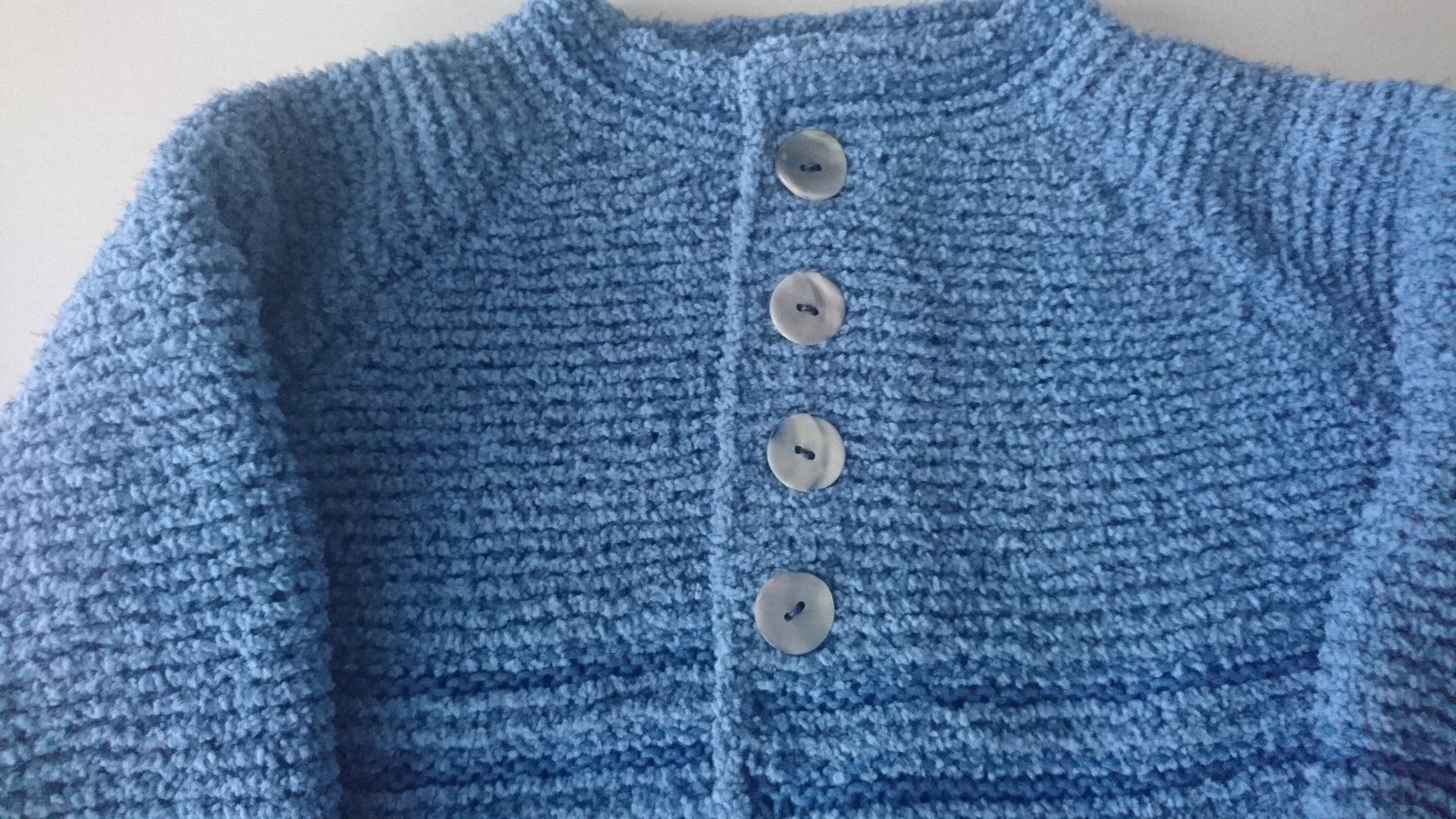 Giacche & Cappotti: Jäckli handgestrickt Gr.siehe Angaben – Nuovo (secondo la descrizione) da Degersheim venduto da 191maschina46 2