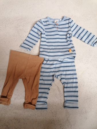 Süsses Baby Outfit gestreift Gr. 62/68