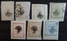 Persien Iran Kat. 227-232 */gest. 1906