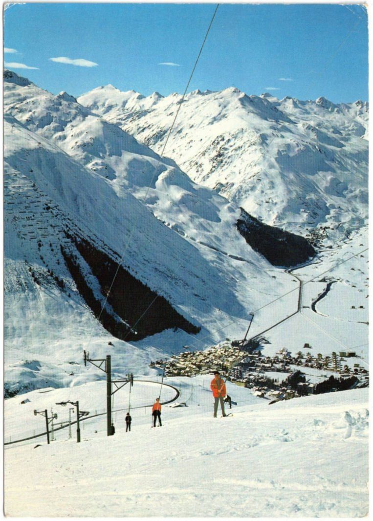 Cartoline postali: Andermatt - Skilift Nätschen – Usato da Binningen venduto da Mountainrider