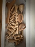 Holz Massagegeraete Set verschiedene Teile guter Zustand