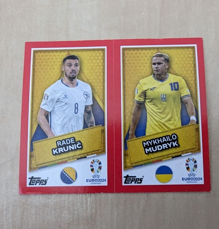 Topps Euro 2024 UKR/BIH SP Kaufen auf Ricardo