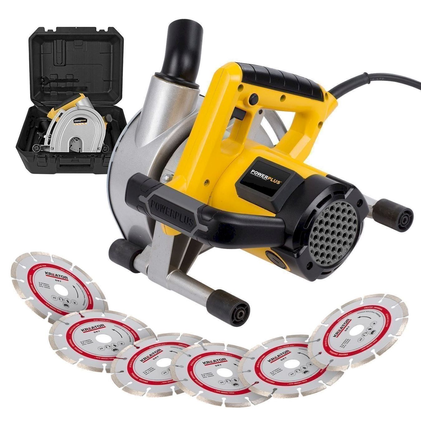 Torni & Frese: Powerplus Mauernutfräse 1800 Watt – Nuovo e nell'imballaggio originale da Bottighofen venduto da zaap