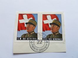 Timbre militaire, EM Général Guisan oblit. bat 22, poste cam