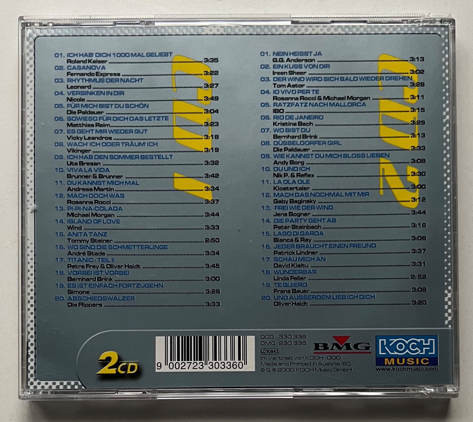 CD: Das Beste aus 2000 / Schlager (2 CDs) – Usato da Näfels venduto da rottabi 1