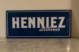 Alte Originale Blechtafel