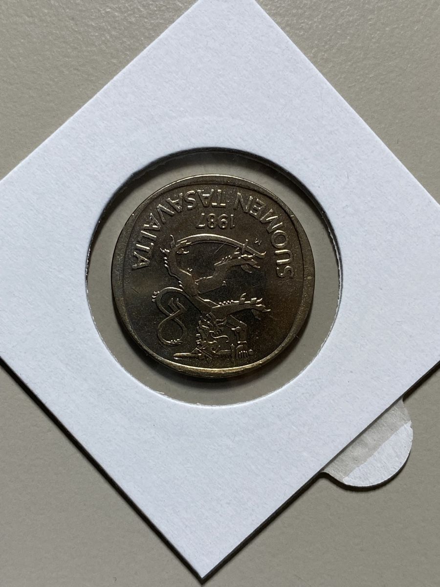Tutti le monete: Finlande - 1 Markka - 1987 – Usato da Payerne venduto da Mike1682 1