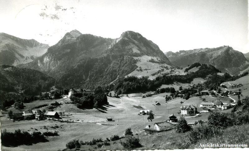 Cartoline postali: Les Sciernes + 1954 – Usato da Emmenbrücke venduto da teestube