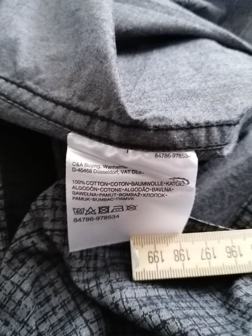 C&A Camicie: Hemd grau Gr. S – Nuovo (secondo la descrizione) da Entlebuch venduto da Waldschratt65 7