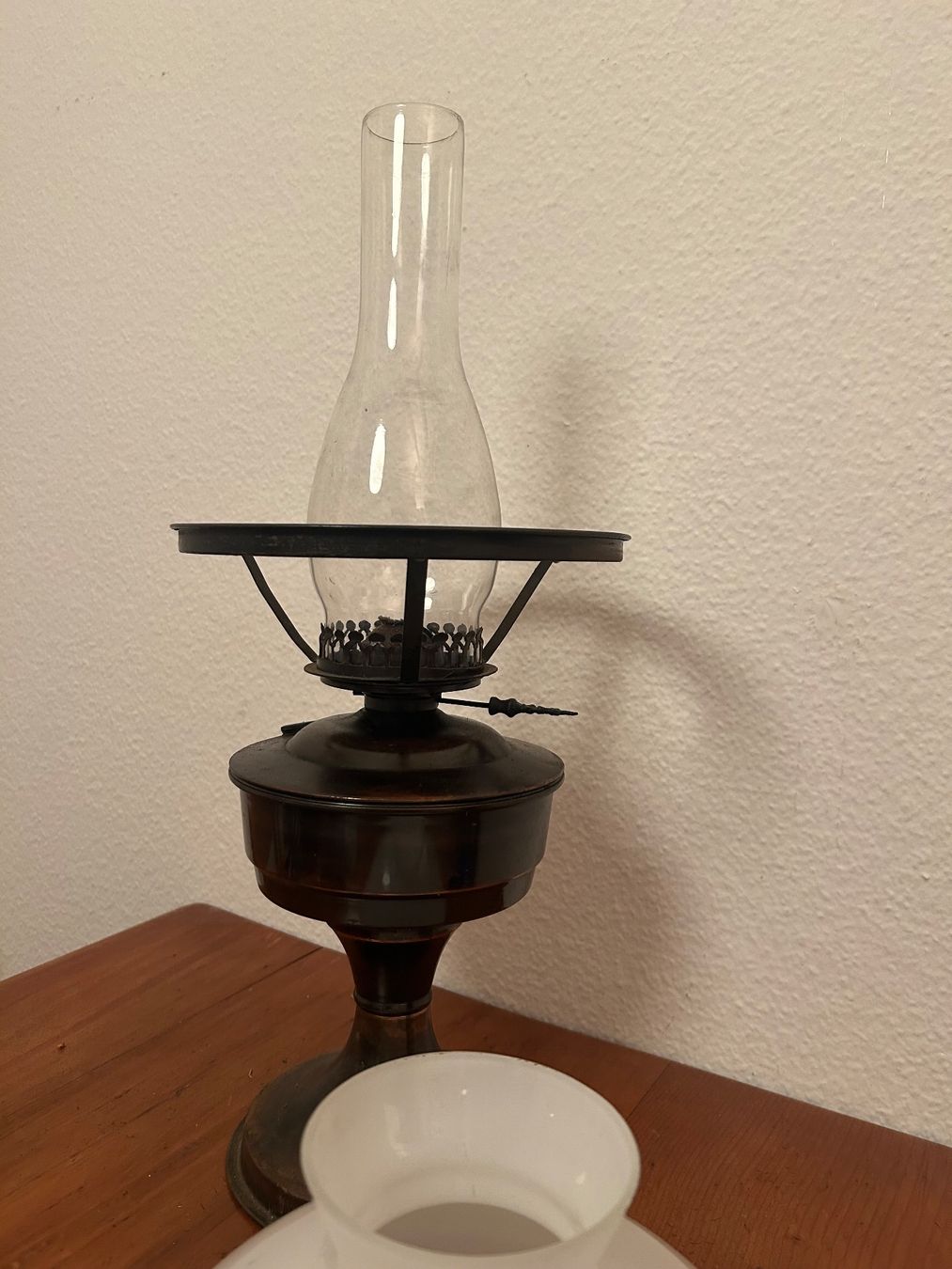Lampade: antike Petroleumlampe (oder Öllampe) – Usato da Rorschacherberg venduto da Svebe 5