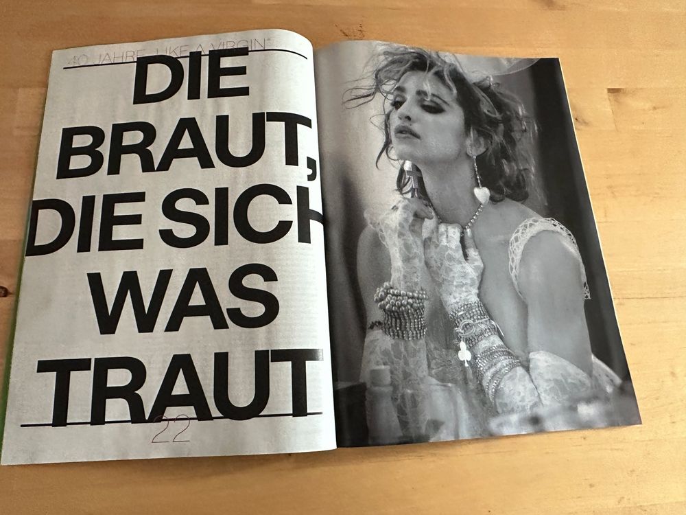MADONNA rare Like a virgin Single Musikepress neu mit Heft (Gebraucht
