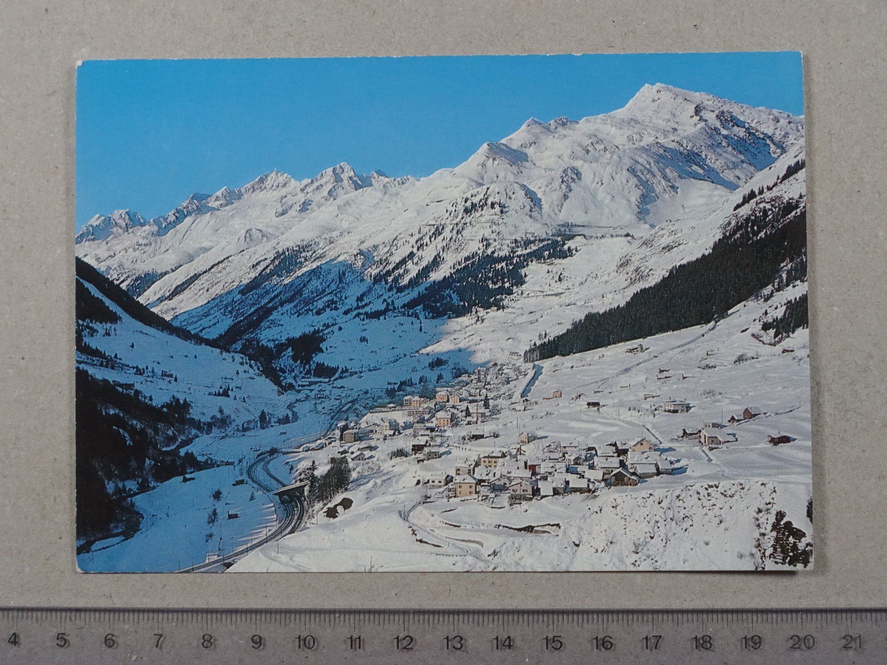 Cartoline postali: Airolo TI, 1977 – Usato da Lenzburg venduto da fh1