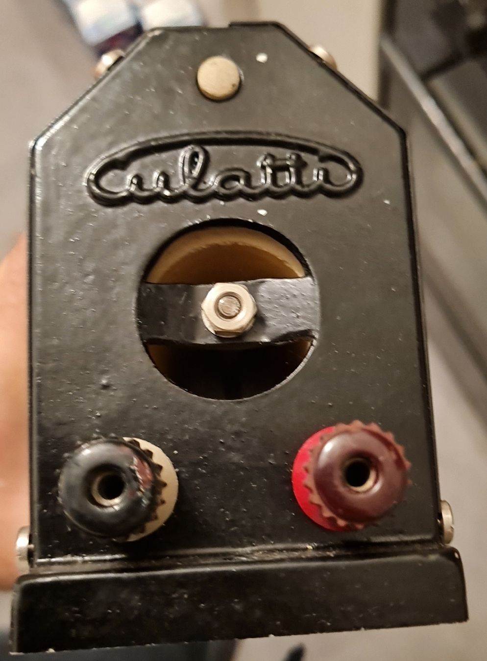 Elektronikbauteile: Schiebewiderstand Culatti 0,5 A 2000 Ohm schwarz gebraucht – Gebraucht aus Horw von Arta20000 1