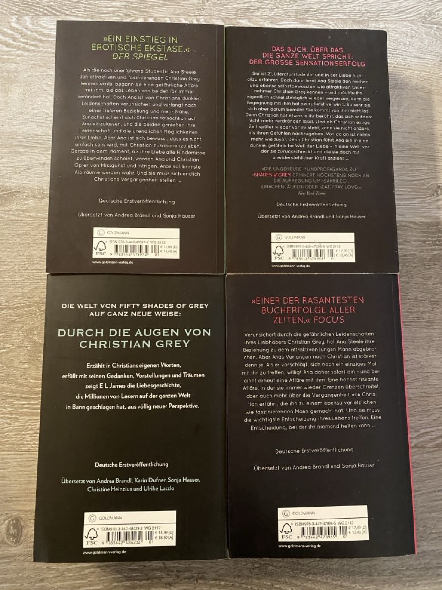Libri: Shades of Grey - E. L. James – Usato da Jegenstorf venduto da Bahnhofshallenkiosk 1