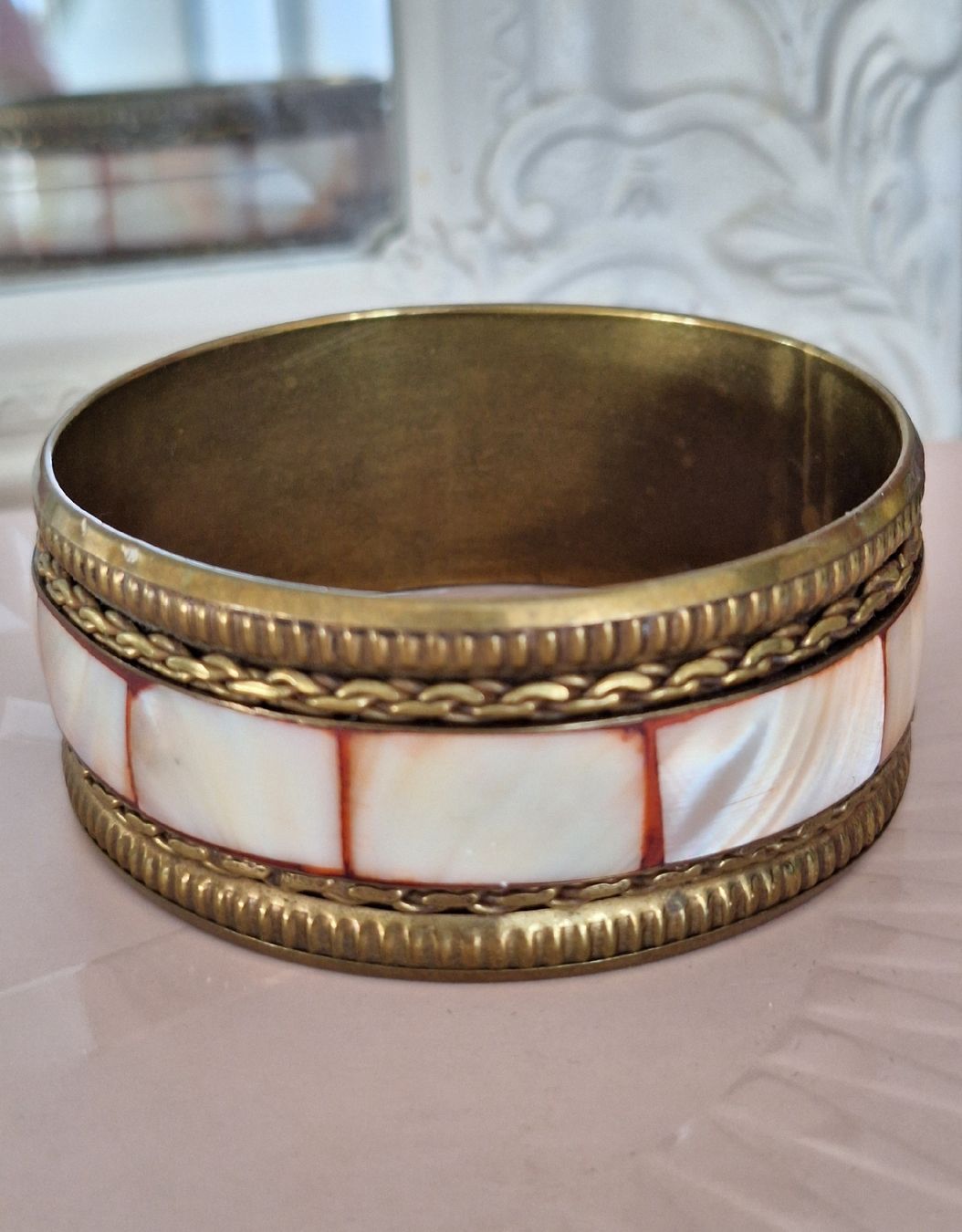 Armbänder & -reifen: Traumhaftes Armband mit Muscheleinlage – Gebraucht aus Kerzers von ExpressoTerreno