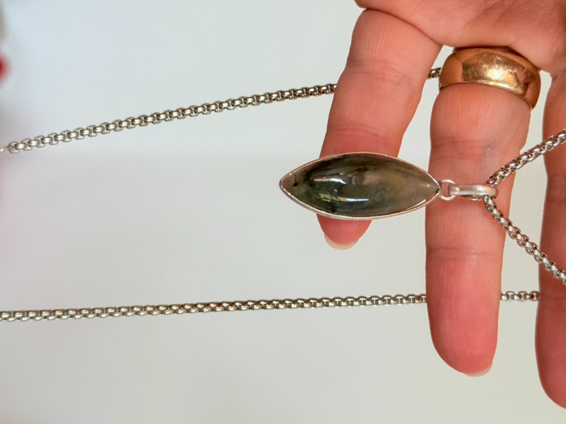 Catenine: Collier avec Labradorite – Nuovo e nell'imballaggio originale da Genève venduto da AWWA 6