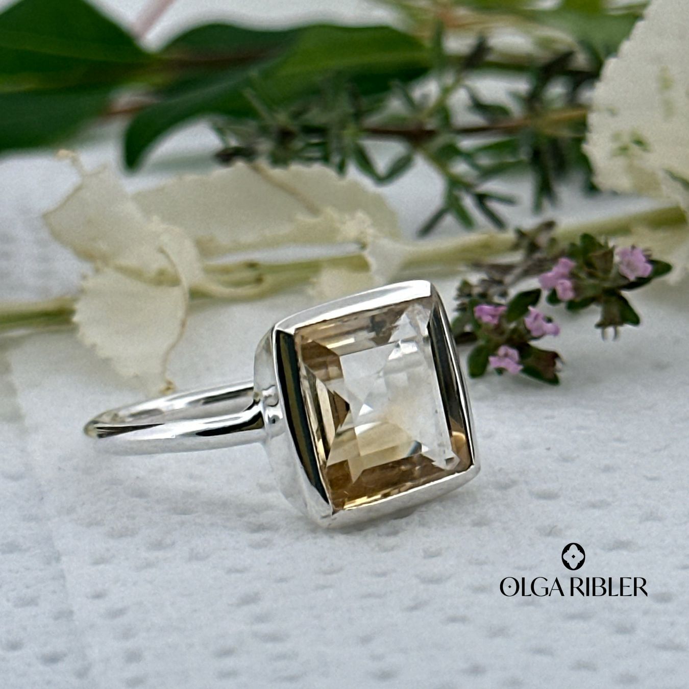Olga Ribler Anelli: Citrin Silber Ring 925 Grösse 58 – Nuovo (secondo la descrizione) da Luzern venduto da Schmuckoutlet 5