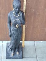 Afrika-Deko, Statue, H 53 cm Frauenfigur Kunst  Ausstellun