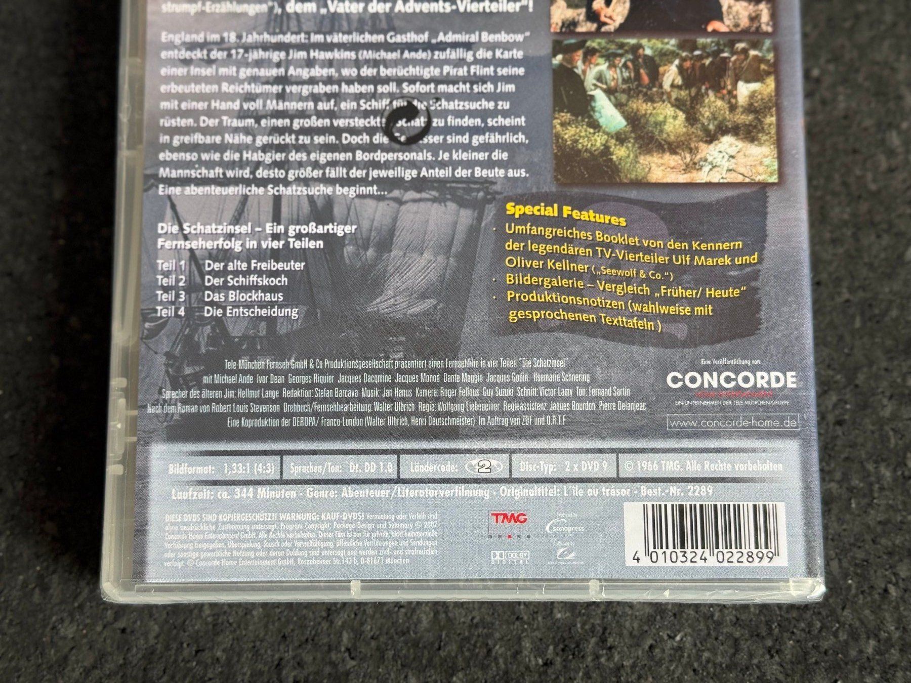 Tutti i DVDs: Die Schatzinsel DVD 4 Teile DE (H) – Nuovo (secondo la descrizione) da Fribourg venduto da tschjoly 3