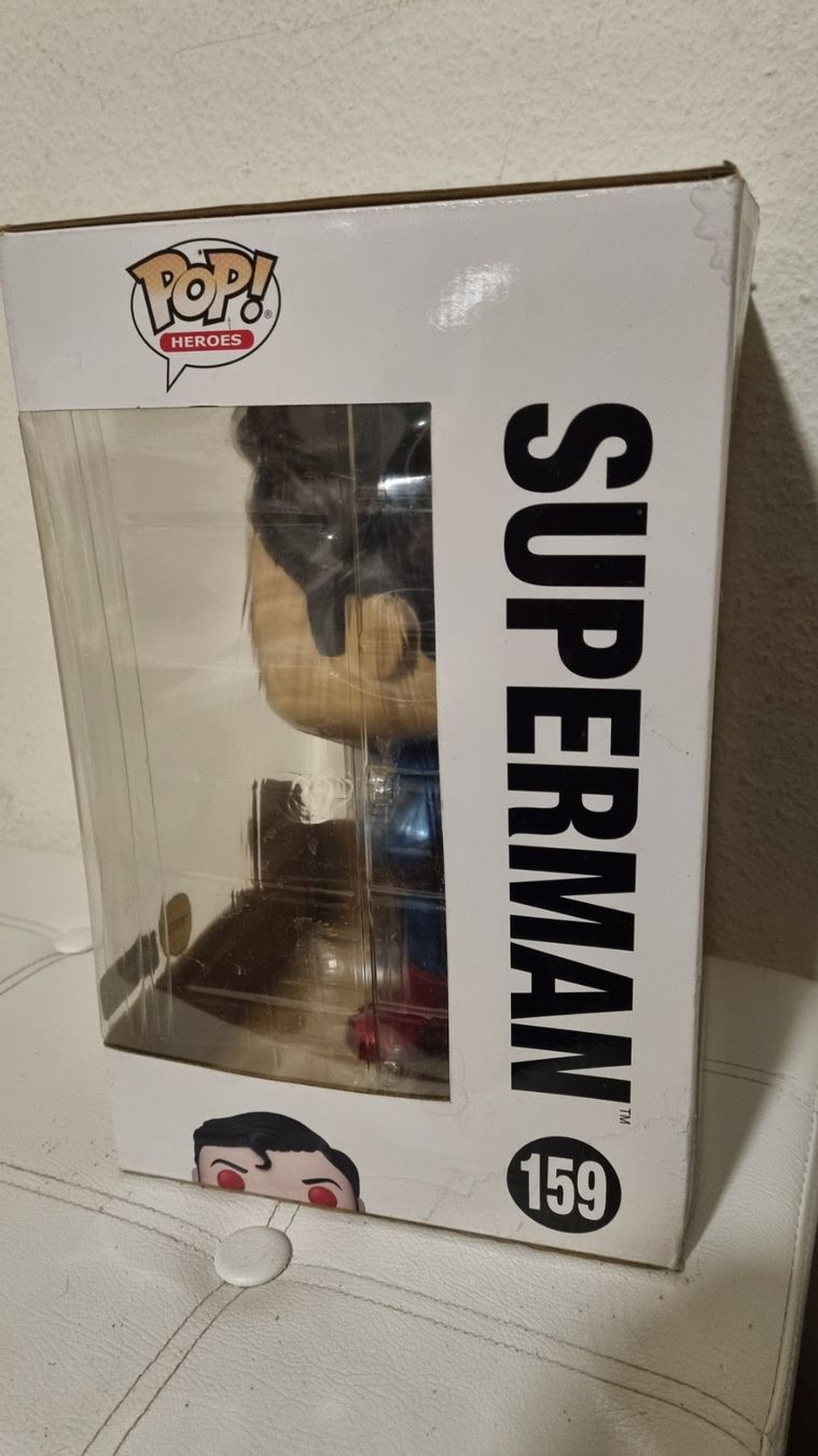 Funko Statuette: Funko Pop - Superman - Super Sized Jumbo - 159 - Chase – Nuovo e nell'imballaggio originale da Neuchâtel venduto da mepirata 7