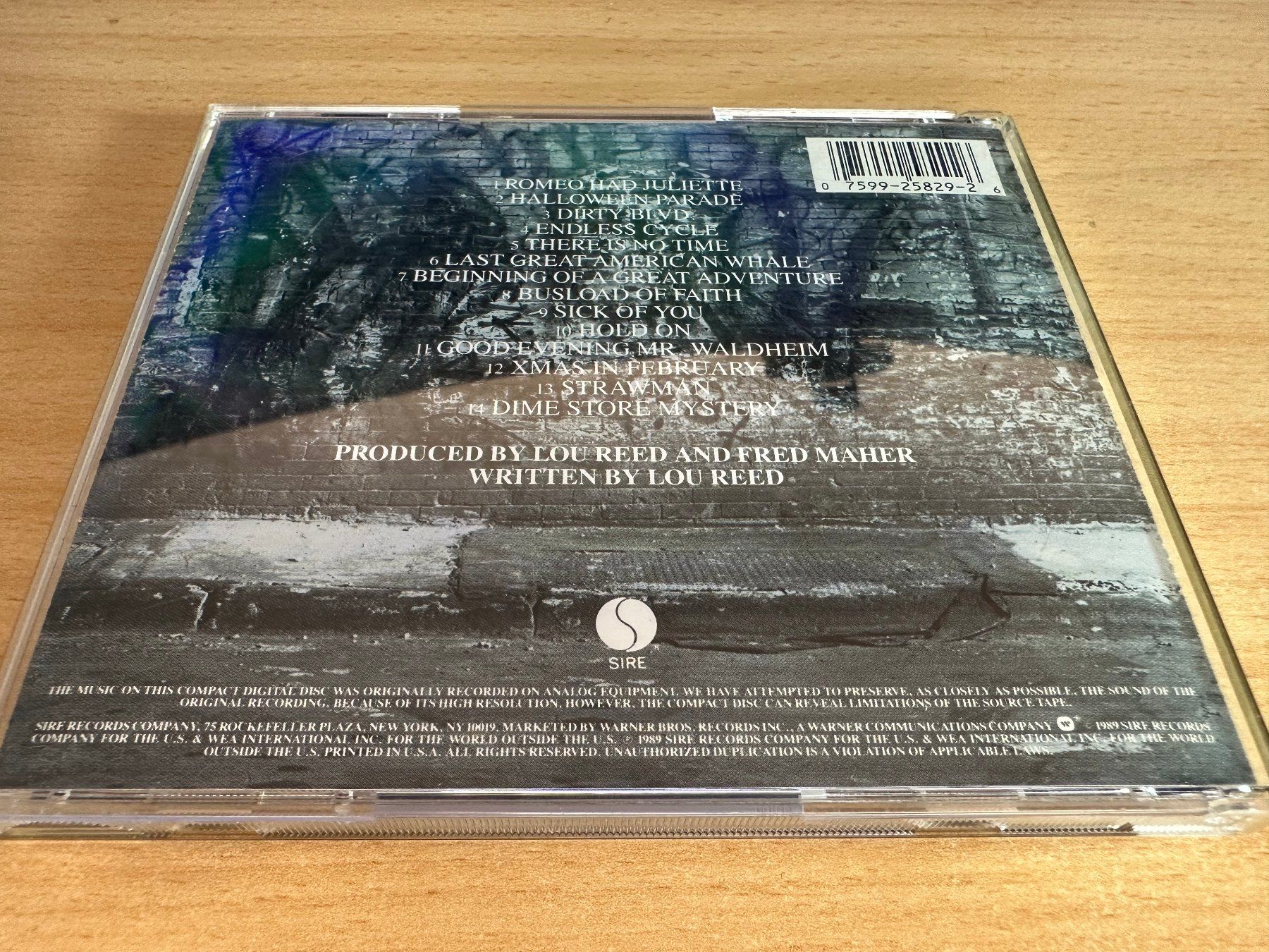 CDs: Lou Reed – New York – Gebraucht aus Rikon im Tösstal von Alpenmutz 1