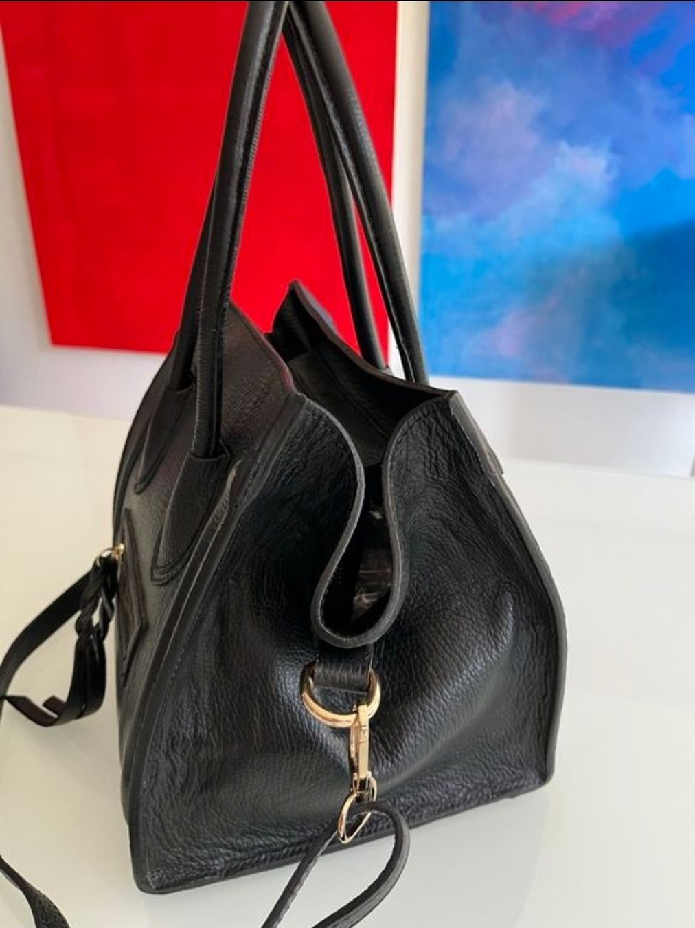 Borse da donna: Ledertasche schwarz – Usato da Oberweningen venduto da tigerwutz 1