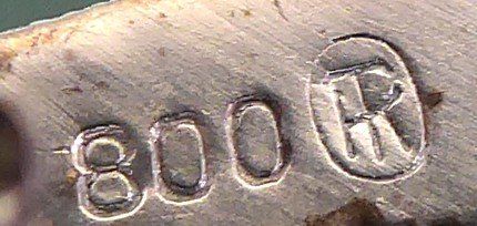 Spille & Fermagli: Silber Brosche 925 Silber um 1970 rhodiniert – Usato da Muri AG venduto da silvermouse007 5
