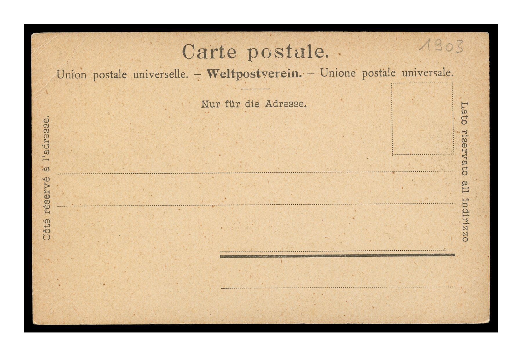 Ansichtskarten: GENÈVE - 1903 "Quai des Eaux-Vives" – Gebraucht aus Onex von gonsla01 1