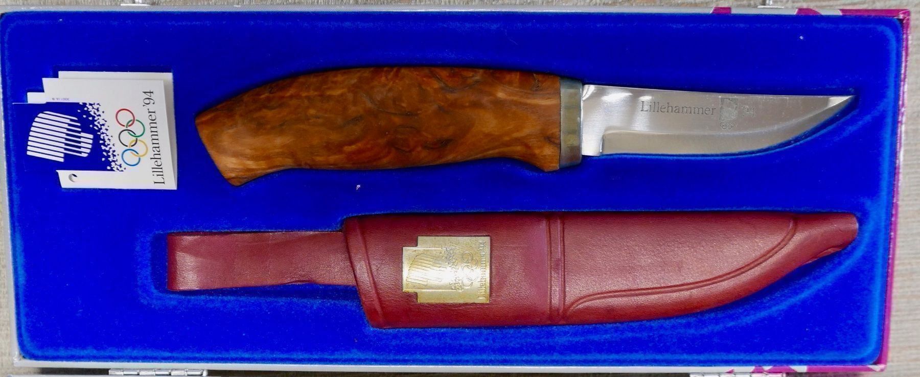 Zubehör: Norwegisches Messer "Lillehammer 1994" – Neu (gemäss Beschreibung) aus St-Gingolph von Edgar1920