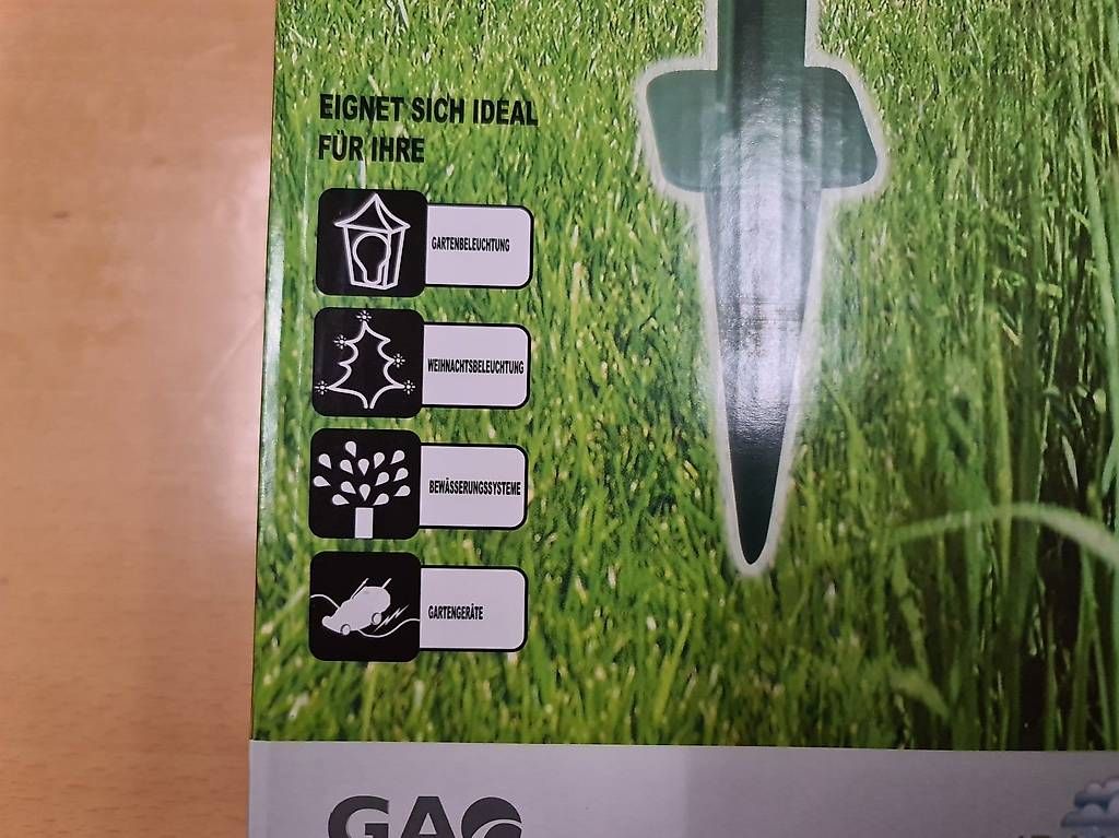 Spine: Multi Gartenspiess 3er Steckdose IP44 mit 2m Kabel – Usato da St. Margarethen TG venduto da andi.h 1