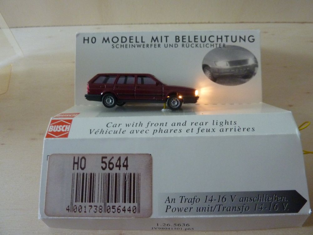 Busch 5644 VW Passat mit Licht H0 1:87 Wiking Herpa Ritze | Kaufen auf  Ricardo