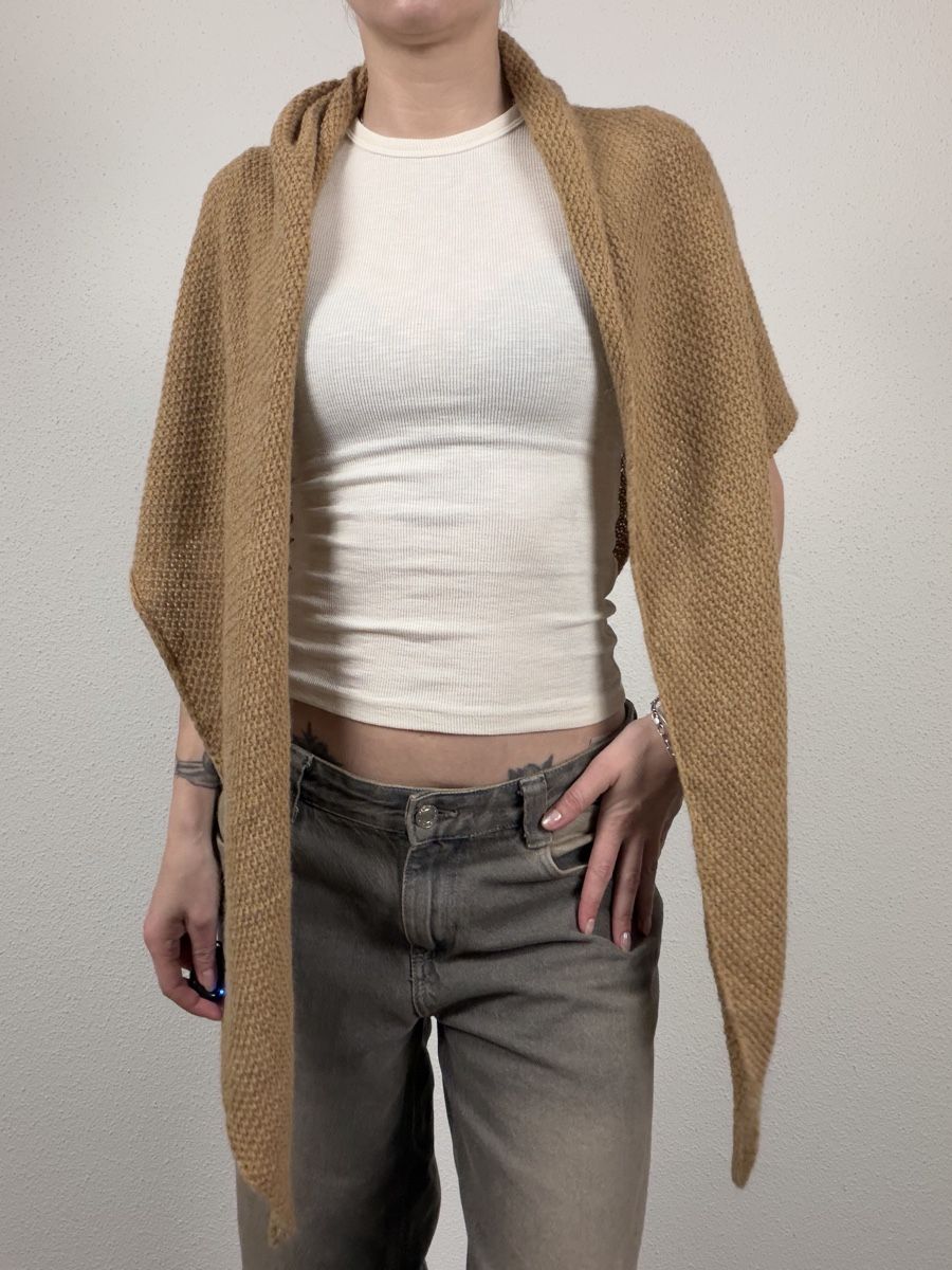 Foulard & Sciarpe: Cosy Alpaca & Wool Blend Scarf - – Usato da Knonau venduto da Grapesvintage 4