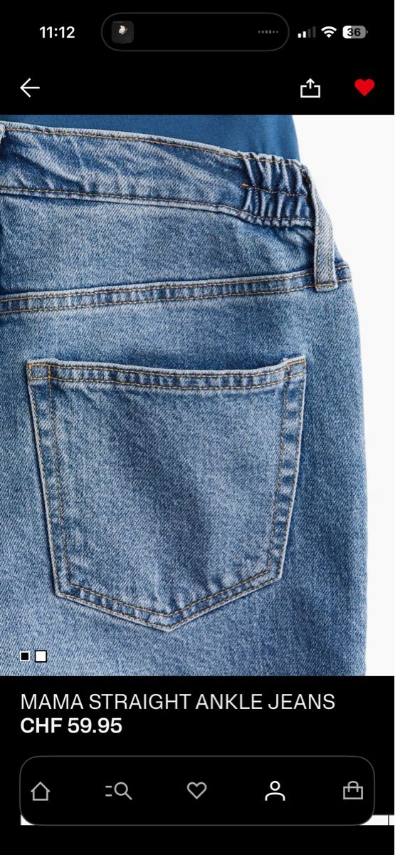 H&M Jeans: Umstandsmode Jeans  – Nuovo (secondo la descrizione) da Muhen venduto da _arif_ 1