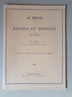 H. Brod - Notenheft für Oboen