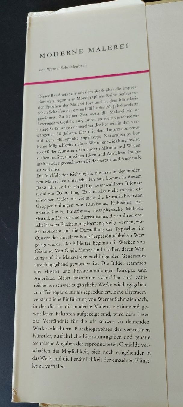 Libri: Moderne Malerei mit 48 Farbtafeln – Usato da Zürich venduto da t24_de 1