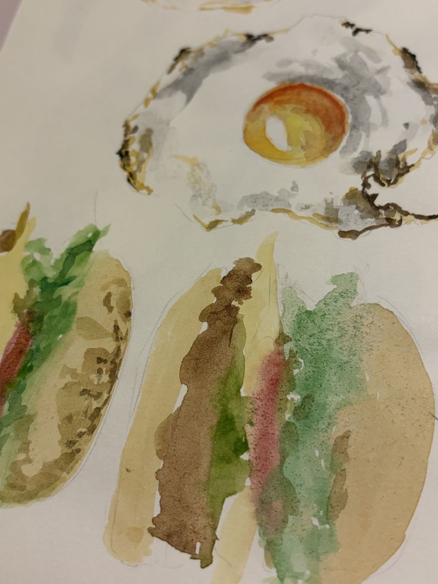 Gemälde: Aquarell - Lebensmittelstudien – Neu (gemäss Beschreibung) aus Chur von notia13 1