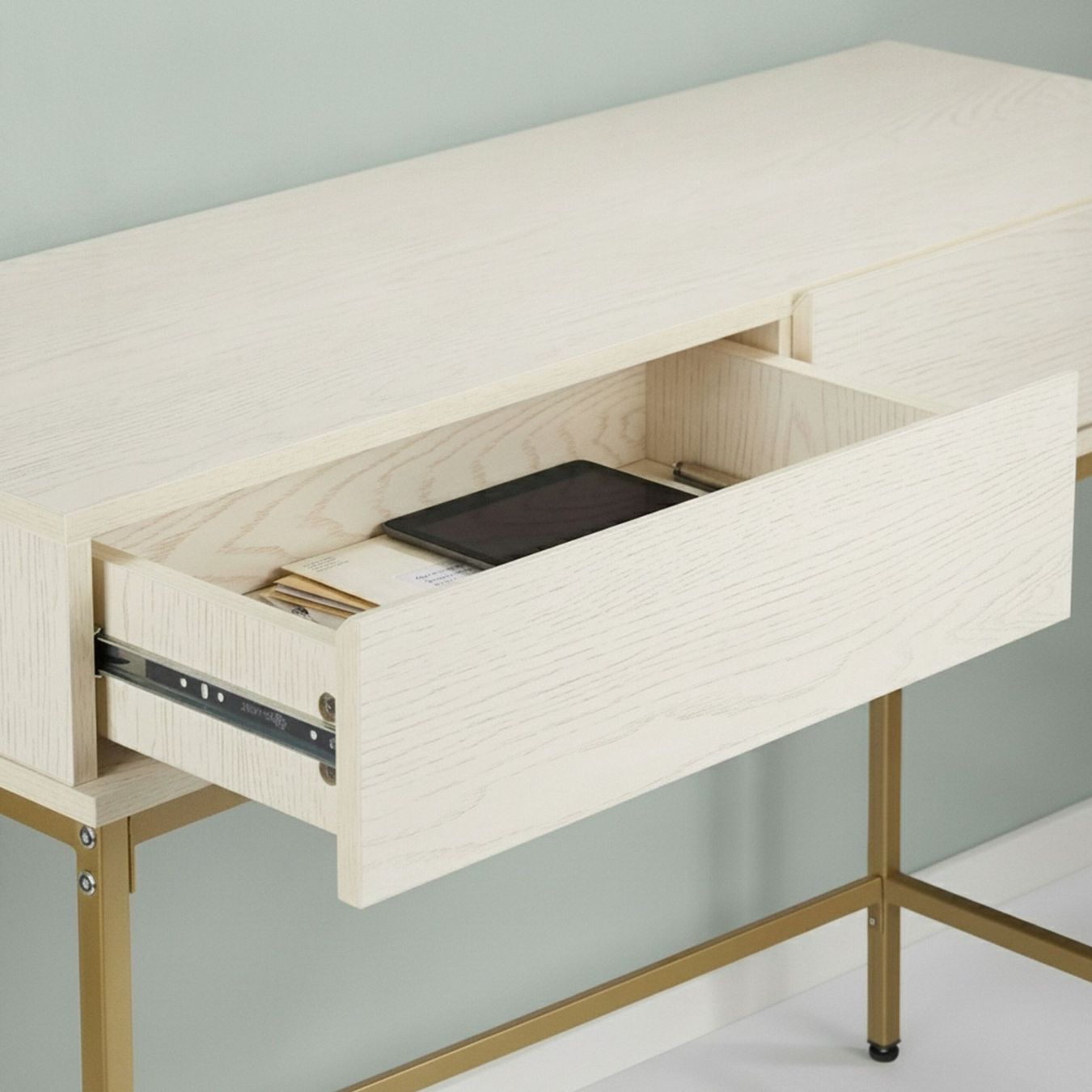 Cassettiere: Konsolentisch Gold Weiss – Nuovo e nell'imballaggio originale da Kreuzlingen venduto da DealBlitz 5